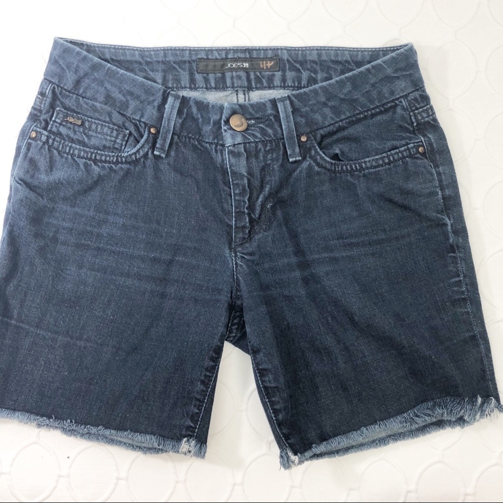 Joes Jeans Dark Wash Bermuda Denim Honey Shorts 23
